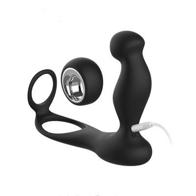 7 analer Kegelventil-Ring Geschwindigkeits-Silikon-Doppelpenis-Ring Wireless Contols 135mm