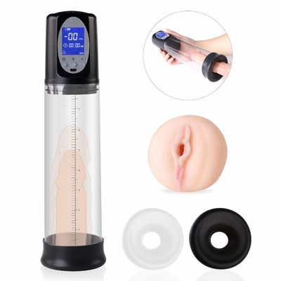 29cm LCD-Anzeigen-Pennys-Erweiterungs-Pumpe ROHS das Sexspielzeug automatischer Männer bestätigte
