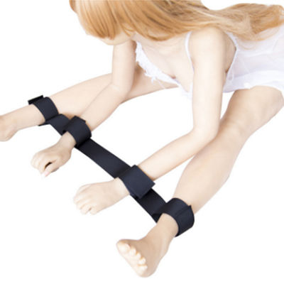Sex-Fetisch-Knechtschafts-Nylonbein-Knöchel-Sklave Handcuffs Inspektions-Spiel-BDSM 57cm