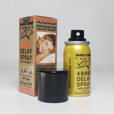 Tödlicher Verzögerungs-Kräuterspray 40ml des Haifisch-48000 stark mit Vitamin E