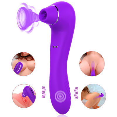 Waschbare erwachsene Sex-Vibratoren, die Geschwindigkeiten des Zungen-Spielzeug-10 190mm schlagen