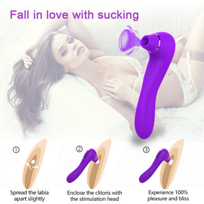 Waschbare erwachsene Sex-Vibratoren, die Geschwindigkeiten des Zungen-Spielzeug-10 190mm schlagen