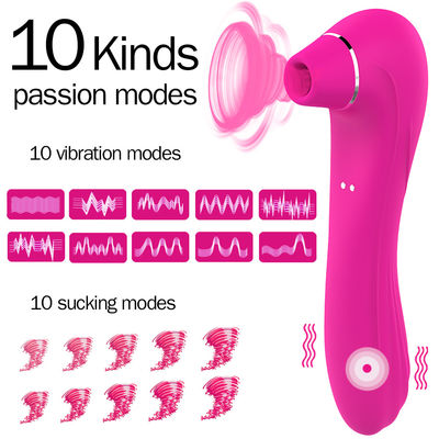 Waschbare erwachsene Sex-Vibratoren, die Geschwindigkeiten des Zungen-Spielzeug-10 190mm schlagen
