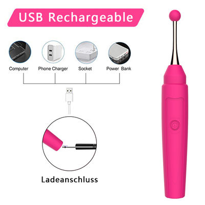 17.6cm Nippel-Massage G-Stellen-Vibrator-Klitoris-weibliches Geschlecht spielt einzelne Geschwindigkeit
