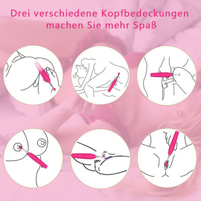 17.6cm Nippel-Massage G-Stellen-Vibrator-Klitoris-weibliches Geschlecht spielt einzelne Geschwindigkeit