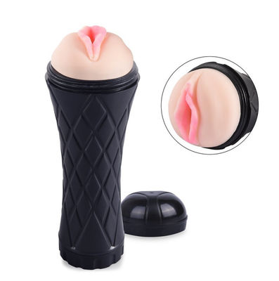Realistische männliche Masturbation ABS-TPEs spielt 24cm Mund-Vaginalle