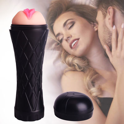 Realistische männliche Masturbation ABS-TPEs spielt 24cm Mund-Vaginalle
