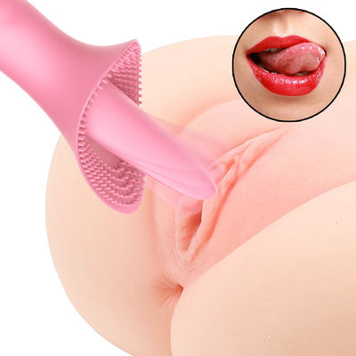 Doppelte Anregung 5.9inch Honey Sex Toys Sucker Tongue 10 Frequenz