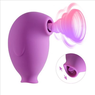 Erschütterungs-Modus-elektrischer Zungen-Sex Toy Sucking Vibrator For Women ROHS 10