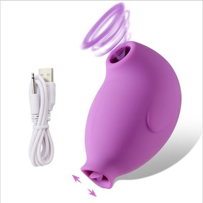 Erschütterungs-Modus-elektrischer Zungen-Sex Toy Sucking Vibrator For Women ROHS 10