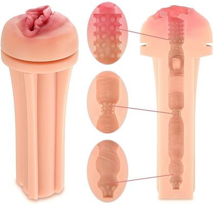 Erhitzender teleskopische männliche Masturbations-Schalen-drahtloser Grad, der 26.5cm dreht