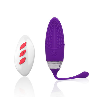 Fernsteuerungsfrequenz 100mm IPX7 des silikon-Ei-Vibrator-10 wasserdicht