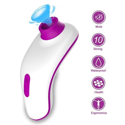 Der Nippel, der Honey Sex Toys 10 saugt, beschleunigt medizinischer Grad-Silikon elektrischen saugenden Massager