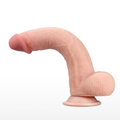 8 Zoll enormer realistischer Dildo-Sex Toy Female Masturbation Dual Layered