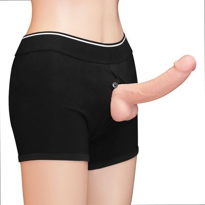 Männer genehmigte homosexueller nicht giftiger Dildo-Sex Toy Hollow Penis Pants ROHS