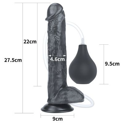 11 Zoll 22cm realistische ejakulierende Dildo-wasserdichte Masturbation