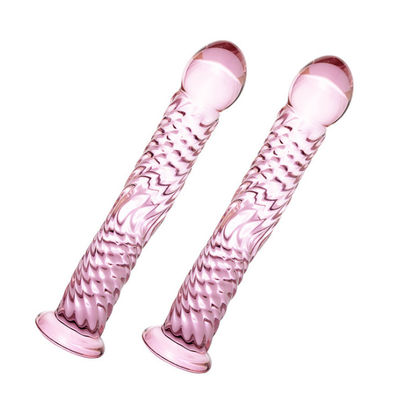17cm enormer Crystal Glass Sex Toy Artificial Dildo, den kein Geruch CER genehmigte