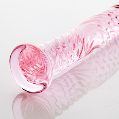 17cm enormer Crystal Glass Sex Toy Artificial Dildo, den kein Geruch CER genehmigte
