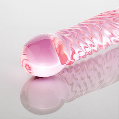 17cm enormer Crystal Glass Sex Toy Artificial Dildo, den kein Geruch CER genehmigte