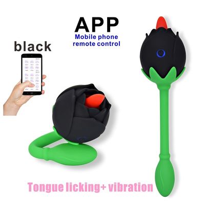 Nippel, der Vibrator-Sex-Spielzeug APP-Steuer-45dB lärmarmes vibrierendes Ei saugt