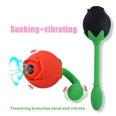 Stellen-Anregungs-Clitoral saugendes Gerät IPX6 Rose Clitoral Sucker Vibrator Sex Toy Vagina G