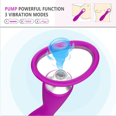 Wasserdichtes IPX7, welches die erwachsene Zunge schlägt Toy For Couple saugt