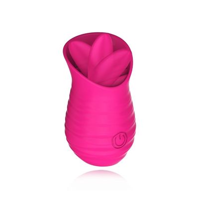 USB, das Rose Red Vibrator Sex Toy-Ei elektrischen leckenden Massager 7000RPM auflädt