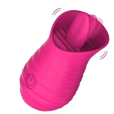 USB, das Rose Red Vibrator Sex Toy-Ei elektrischen leckenden Massager 7000RPM auflädt