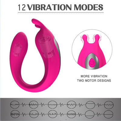 9 C G-Stelle Massager des Frequenz-U-förmiger Paar-Vibrator-18.7cm