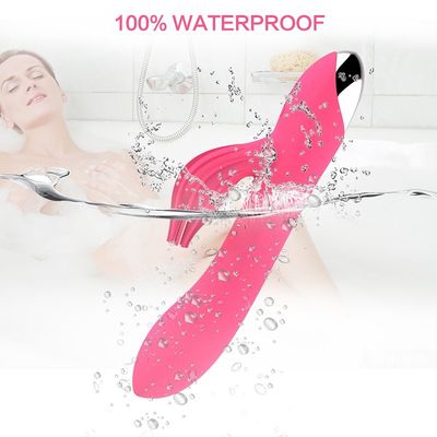 Doppellärmarmes nicht giftiges Multifunktions des bewegungssilikon-Vibrator-Sex-Spielzeugs 50db