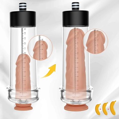 Elektrisch vergrößern Sie das Sexspielzeug der Penis-Männer, das LCD USB wieder aufladbares 15cm anzeigen