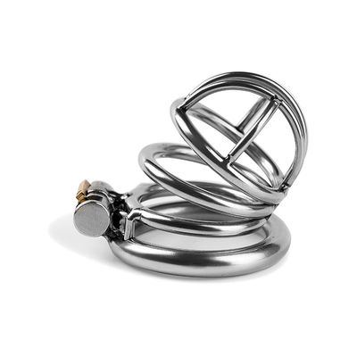 Das Sexspielzeug der Edelstahl-Männer spannt Chastity Cage Male Chastity Device 50mm