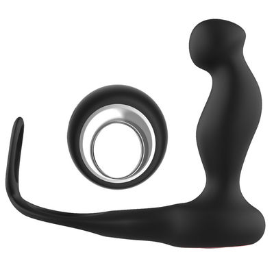 7 analer Kegelventil-Ring Geschwindigkeits-Silikon-Doppelpenis-Ring Wireless Contols 135mm