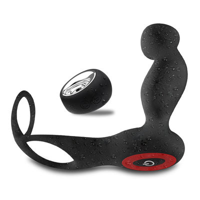 7 analer Kegelventil-Ring Geschwindigkeits-Silikon-Doppelpenis-Ring Wireless Contols 135mm