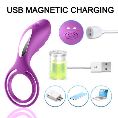 Männlicher Verzögerungs-Ejakulations-Penis-Ring Sex Toy Love Ring-Vibrator ROHS
