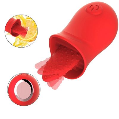 CER Rohs 10 Geschwindigkeiten leckt das Lecken des Vibrator-Mundsaugers für Paare auf