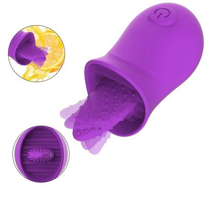 CER Rohs 10 Geschwindigkeiten leckt das Lecken des Vibrator-Mundsaugers für Paare auf