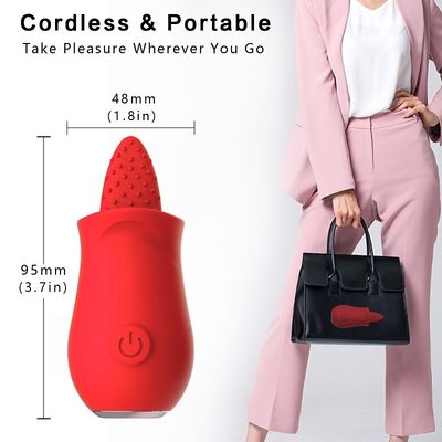 CER Rohs 10 Geschwindigkeiten leckt das Lecken des Vibrator-Mundsaugers für Paare auf