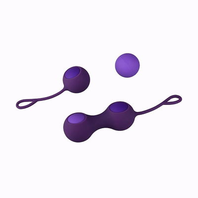 Wasserdichte Vagina 3PCS Kegel, welche die Ball-magnetische Aufladung festzieht