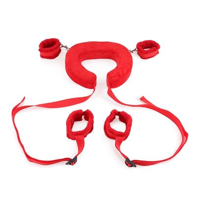 Bequeme Nylon-Bdsm-Gurtes Handschellen des Knöchel-385G und Handfesseln