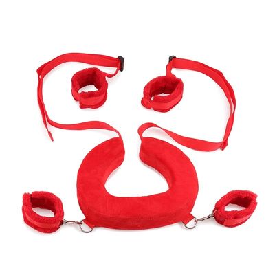 Bequeme Nylon-Bdsm-Gurtes Handschellen des Knöchel-385G und Handfesseln