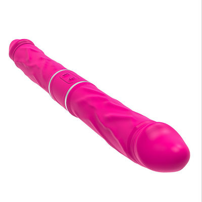 24.5cm nimmt Doppelsexspielzeug aktions-LGBT doppelten Stellen-Vibrator Dongs G ab