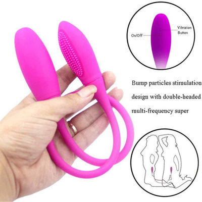 Drahtloses Fernsteuerungs-LGBT-Sexspielzeug verdoppelt beendeter Dildo 60mm