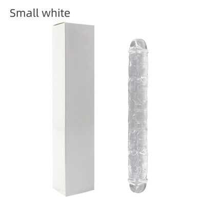 Realistisches LGBT Sexspielzeug-doppelter Kopf-nicht Vibrator 37.4cm des Silikon-für Frauen