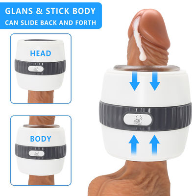 Die 12 Frequenz-männliche Masturbation spielt 95mm ultra weichen Zungen-Vibrator