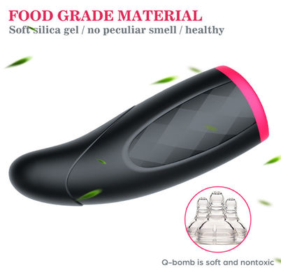 Die Heizung, realistische männliche Masturbation saugend, spielt 22cm USB Nachladen