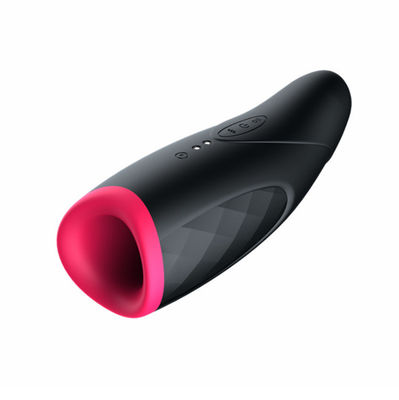 Die Heizung, realistische männliche Masturbation saugend, spielt 22cm USB Nachladen