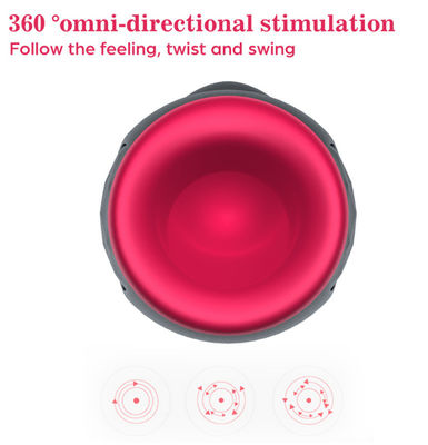 Die Heizung, realistische männliche Masturbation saugend, spielt 22cm USB Nachladen