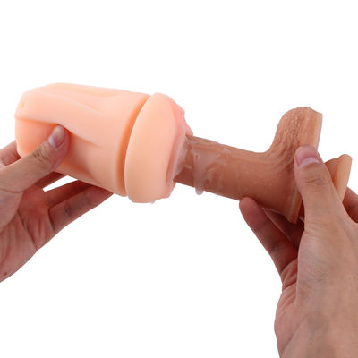 Vagina-Form-männliche Masturbation spielt 13cm wiederverwendbares realistisches IPX7