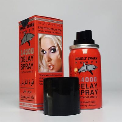 Haifisch-tödliche 140000 Sex-Kräuterverzögerungs-Spray-übergeschwindigkeits-Penis-lange Zeit 40ml